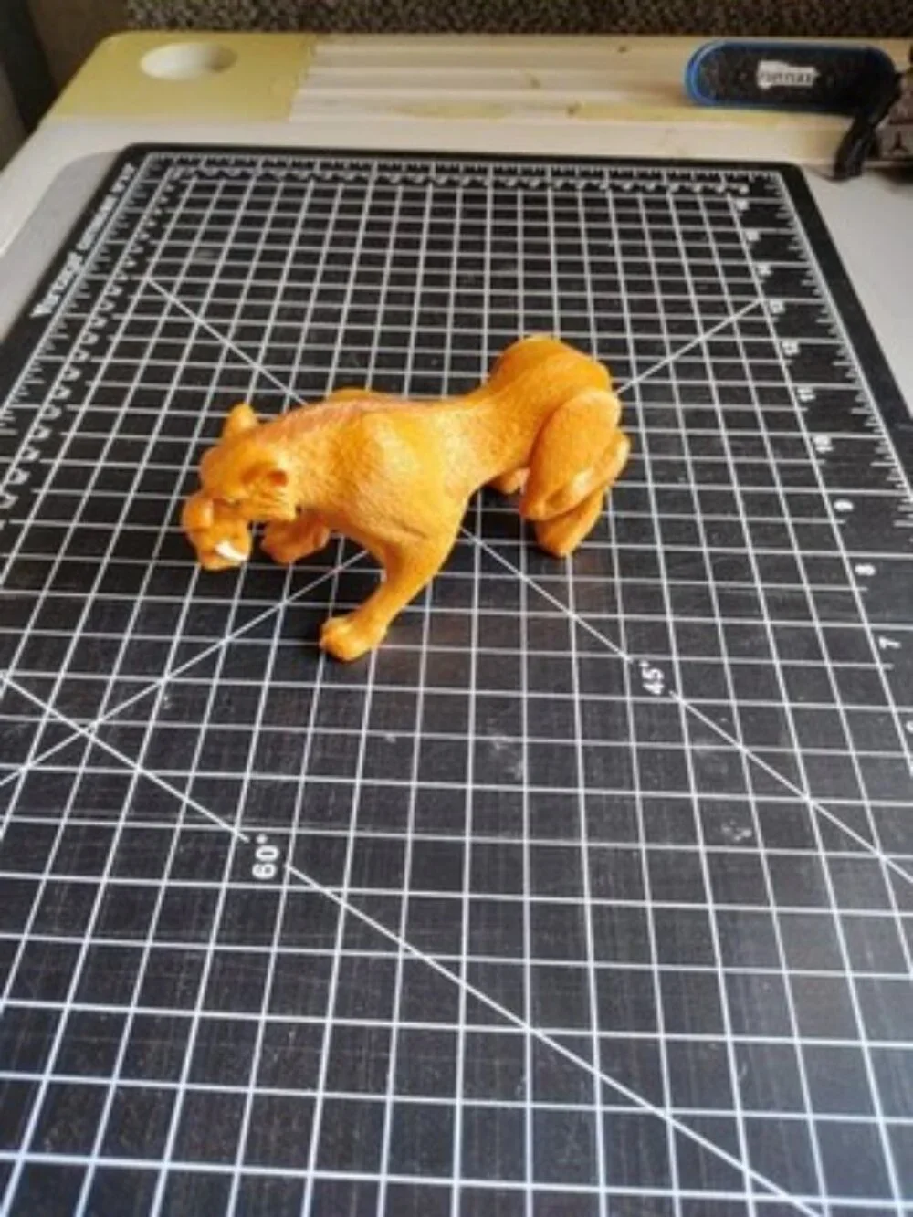 Ice Age Diego Sabertooth Tiger Jumping toy Burger King 2014